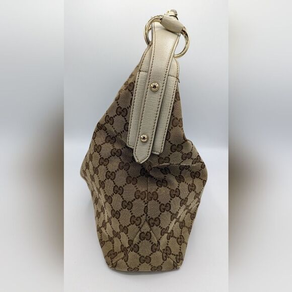 Gucci Canvas Horsebit Hobo - Picture 7 of 14